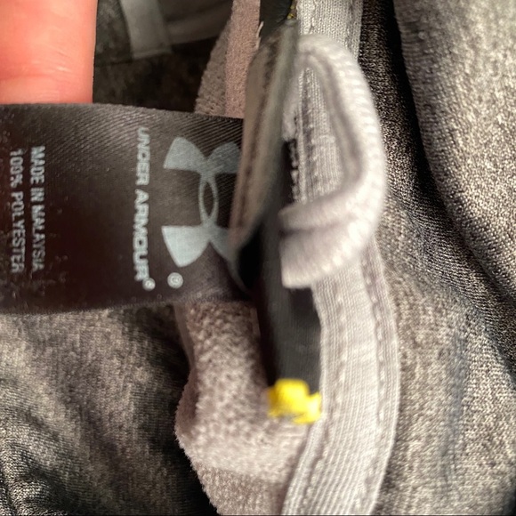 Under Armour Brandeis University gray half zip logo performance pullover XL - Picture 8 of 10